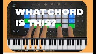 What notes and chords am I playing on Ableton Move?