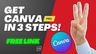 DO 3 STEPS AND GET CANVA PRO | Canva pro team invite link | Updated for 12 September 2024