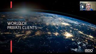 World of Private clients | BDO Webinar