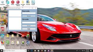 Barcode and Qrcode Program on Visual Studio 2012