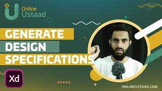 Adobe XD UI UX Design Tutorials for Beginners in Urdu/Hindi Part 24 | Generating Design Specs