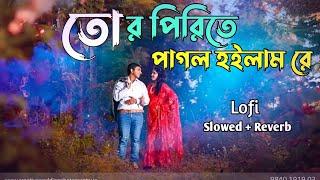 Tor Pirite Pagol Hoilam Re Lofi (Slowed+Reverb)তোর পিরিতে পাগল হইলাম রে। Mon Je kore Uru Uru।