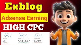 Exblog loading method 2024 | Exblog.jp high cpc method | Exblog earning proof 2024