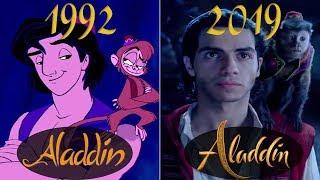 ALADDIN 2019 VS 1992 Comparison - Comparación | Official Trailer | CuriosiFilms