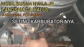 CARA SETING//STEL ANGIN KARBURATOR PALING GAMPANG DAN MUDAH....@BARAYA MOTOR SERVIS