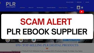 PLR Scam: PLR eBook Supplier is a fraud watch out. PLR Franchise Austin Chad (Reviews & Feedback)