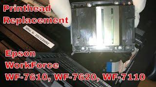 Epson WorkForce WF-7620, WF-7610 and WF-7110 Printhead Replacement