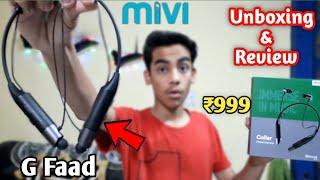 Mivi Collar Earphones Unboxing & Review | Best Budget Wireless Earphone Under ₹999?