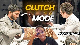 When Gukesh got into clutch mode | Gukesh vs World no.2 Caruana | Chess Olympiad 2024