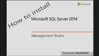How to Install SQL Server 2014 Express and SQL Server Management Studio 2014 Express