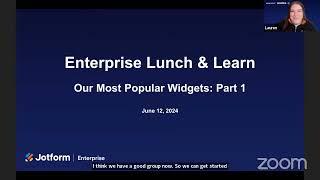 Lunch and Learn: Most Popular Widgets - Part 1