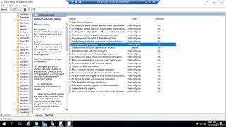 Buoi5_3_6  Group Policy settings for WSUS and Windows Updates