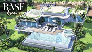 BASE GAME Villa Vista | No CC | The Sims 4: Speed Build