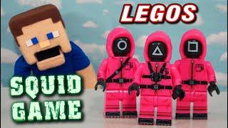 SQUID GAME LEGO's?! Mini Figures Toys Netflix Show Unboxing - Puppet Steve