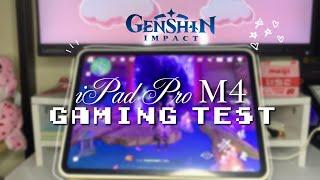 ipad pro m4 gaming test: genshin impact ️