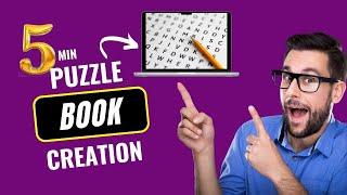 HOW TO CREATE A WORD SEARCH BOOK FOR AMAZON KDP #kdp