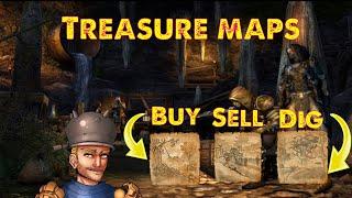 ESO Treasure Maps Explained - Which to Buy / Sell / Dig Up