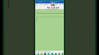 Insert line with shortcut key in MS Word #ncgyan #reels #msword
