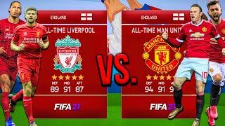 All-Time Man United VS. All-Time Liverpool! - FIFA 21 Career Mode