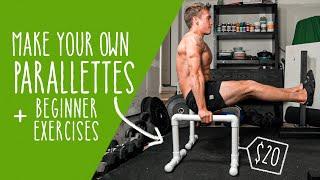 DIY Parallettes and Beginner Parallettes Exercises