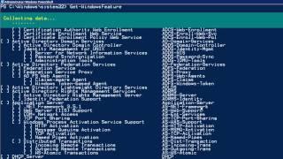 Adding Windows Server features using PowerShell