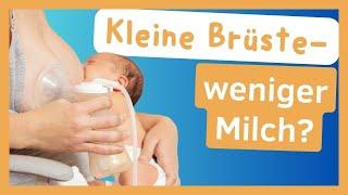 Bilden kleine Brüste weniger Milch?