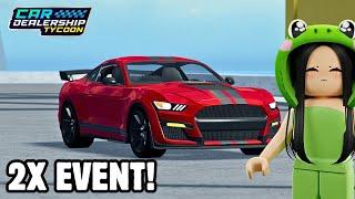 2X Event & Some Announcement @AngelicaRBLX | Car Dealership Tycoon #cardealershiptycoon #roblox