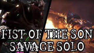 FFXIV - Fist of the Son SAVAGE Solo (A5S, WAR ilvl 518)