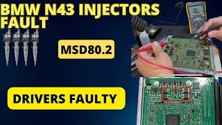 BMW E90 N43 MSD80/81 repair - no injection (injectors internal fault)