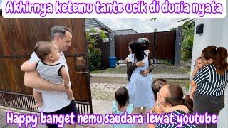 AKHIRNYA KETEMU TANTE UCIK DI DUNIA NYATA || HAPPY BANGET NEMU SAUDARA LEWAT YOUTUBE