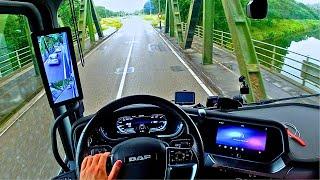 From Netherlands to Belgium to load trailer and return back to Netherlands POV driving Nikotimer