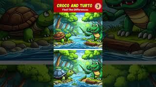 CROCO AND TURTO - Find The Differences Quiz Game