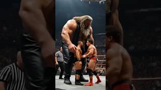 When wrestlers Face Titan #wwe #raw ##wwe2k22 #giantwrestling #wwf#short