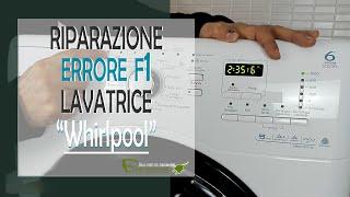 Errore F01 lavatrice Whirlpool.