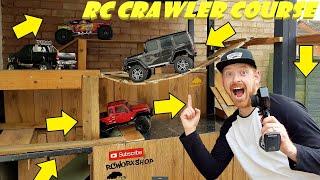 COVID-19 EPIC RC BACKYARD / GARDEN CRAWLER COURSE PART-1 BUILD NEW TRAXXAS TRX4