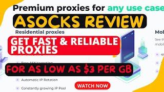 Asocks Proxy Site Review||The Most Stable And The Most Reliable 4G Mobile & Residential Proxies