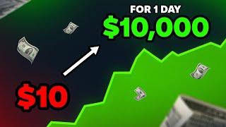 Beserk trading a $10 account into $10000 using BB strategy |  No Sl allowed