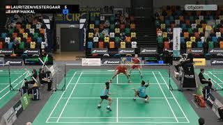 [QF]Arif Junaidi/M.Haikal  [MAS] Vs Emil Lauritzen/Mads Vestergaard  [DEN]