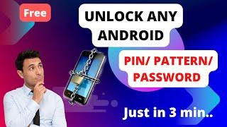 How to unlock Password Pattern lock on Android without losing Data| 2023 certified Method 