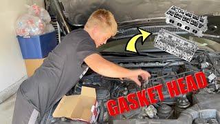 BUILDING MY DRIFT CAR EPISODE 7 || HEAD GASKET REPAIR