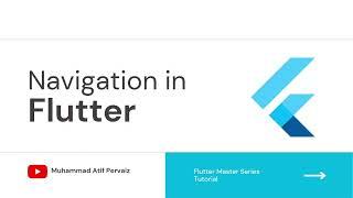 Flutter Course for Beginners: Navigation and Routing in Flutter | Navigator.push() & Pop #navigation