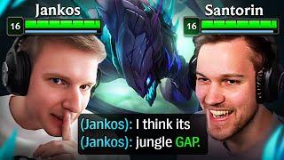 Jankos and Santorin Who's better at Khazix Jungle?