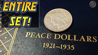 COMPLETE Peace Dollar Set Overview and History!