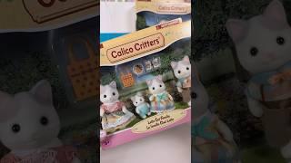 Calico Critters Latte Cat Family! #as #asmr #calicocritters