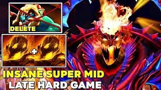 INSANE SUPER MID [ Shadow Fiend ] LATE HARD GAME META - Gameplay