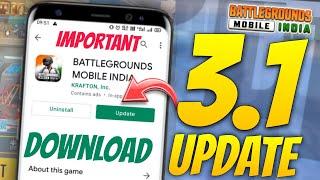 How To Update Bgmi 3.1 Version /Bgmi 3.1 Update Option Not Showing /Bgmi Me 3.1 Update Kab Aayega