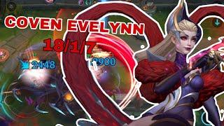 Coven Evelynn Wild Rift Gameplay | Patch 4.4c | Tips & Tricks