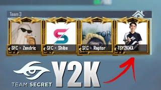 So Y2K from Team Secret joined my team for a scrim... | PUBG Mobile