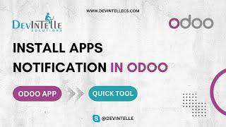 Install apps Notification in Odoo | App Notification