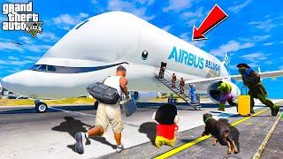 Franklin First Plane Experience with Shinchan in GTA 5 || Gta 5 Tamil